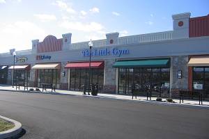 Powder coated awnings for The Little Gym