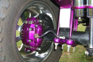 Powder coated brakes